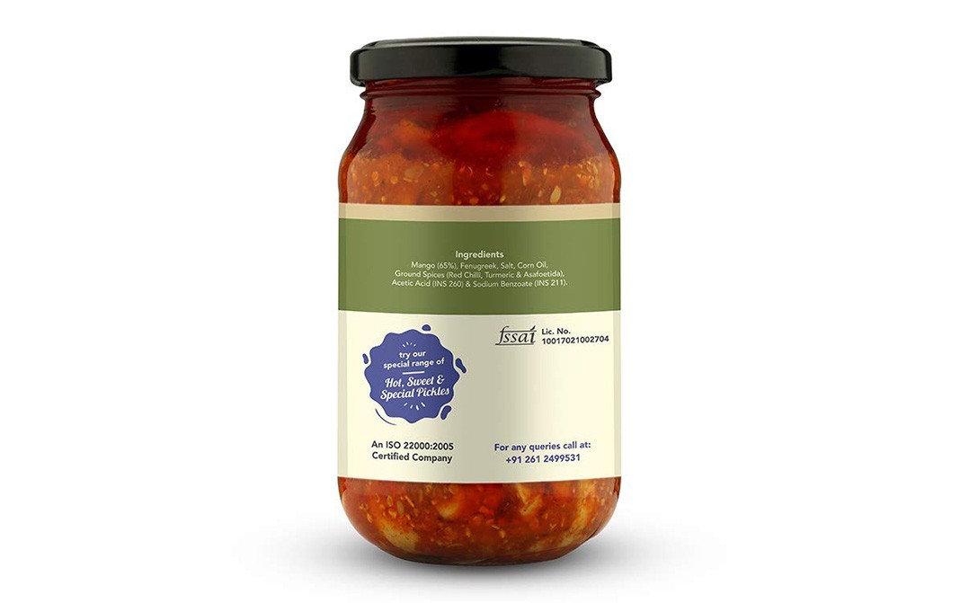Pursuit Mathia Mango Special Pickle   Glass Jar  400 grams